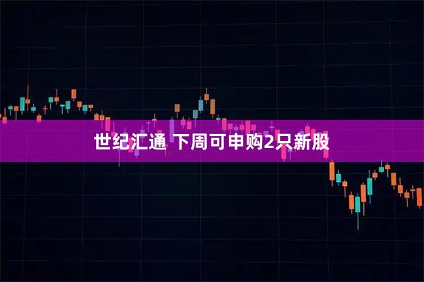 世纪汇通 下周可申购2只新股